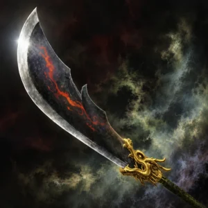The Green Dragon Crescent Blade - 青龙偃月刀 - Thanh Long Yển Nguyệt Đao - Square