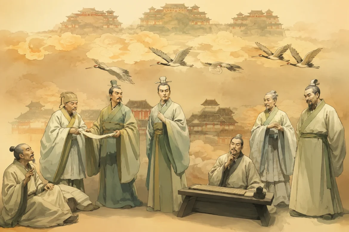The Seven Scholars of Jianan - Pillars of the Three Kingdoms Literary Era